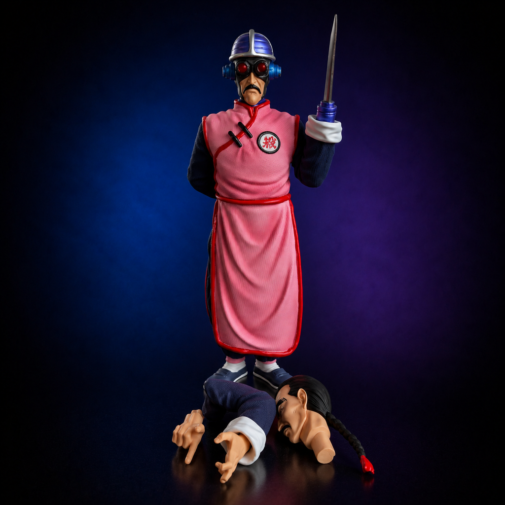 Dragon Ball Tao Pai Pai 1:12 Scale Action Figure – Replaceable Head and Hand Collectible Figure
