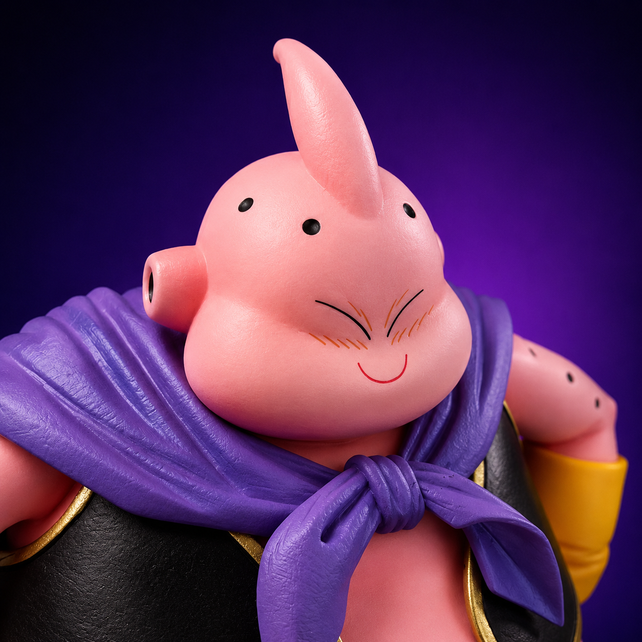 Dragon Ball Z Majin Buu 1:12 Scale Action Figure – Evil Buu with Four Head Options Collectible Figure