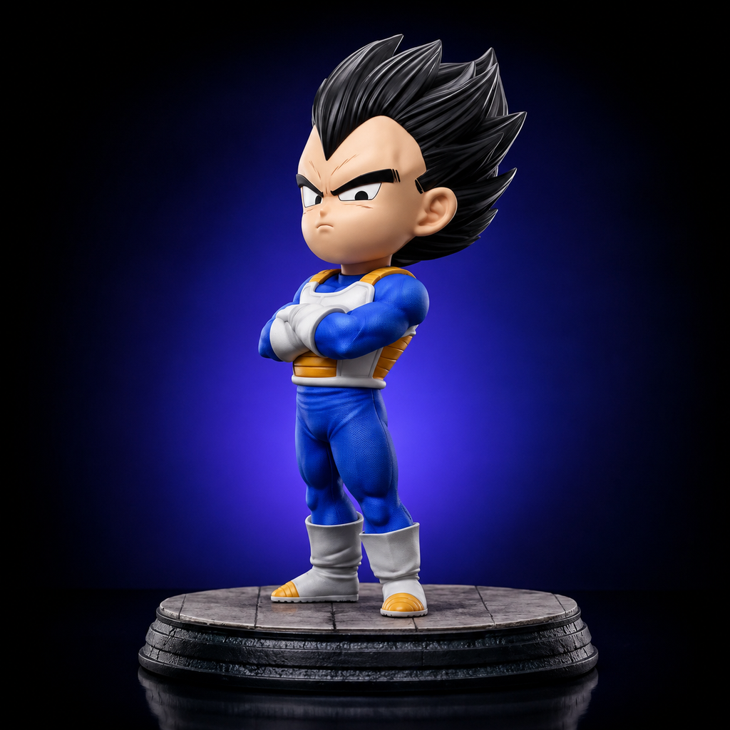 Dragon Ball DAIMA Son Goku & Vegeta 1:12 Scale Action Figure – Super Saiyan Collectible Figure