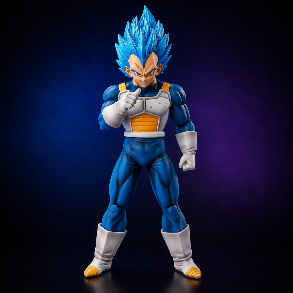 Dragon Ball Z Vegeta 1:12 Scale Action Figure – Super Saiyan Blue Collectible Figure