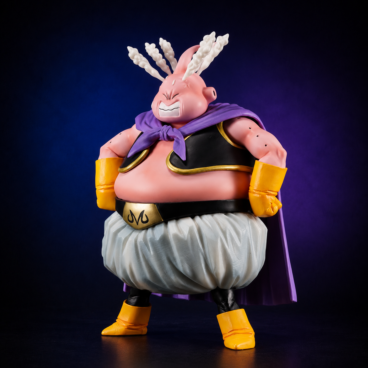 Dragon Ball Z Majin Buu 1:12 Scale Action Figure – Evil Buu with Four Head Options Collectible Figure