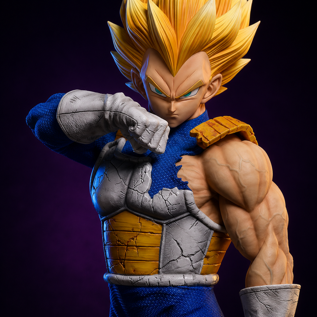 Dragon Ball Z Vegeta 1:12 Scale Action Figure – Super Saiyan Collectible Figure