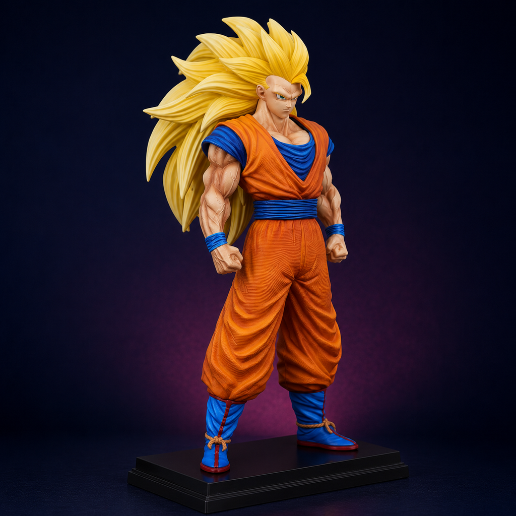 Dragon Ball Z Goku 1:12 Scale Action Figure – Super Saiyan 3 Collectible Figure