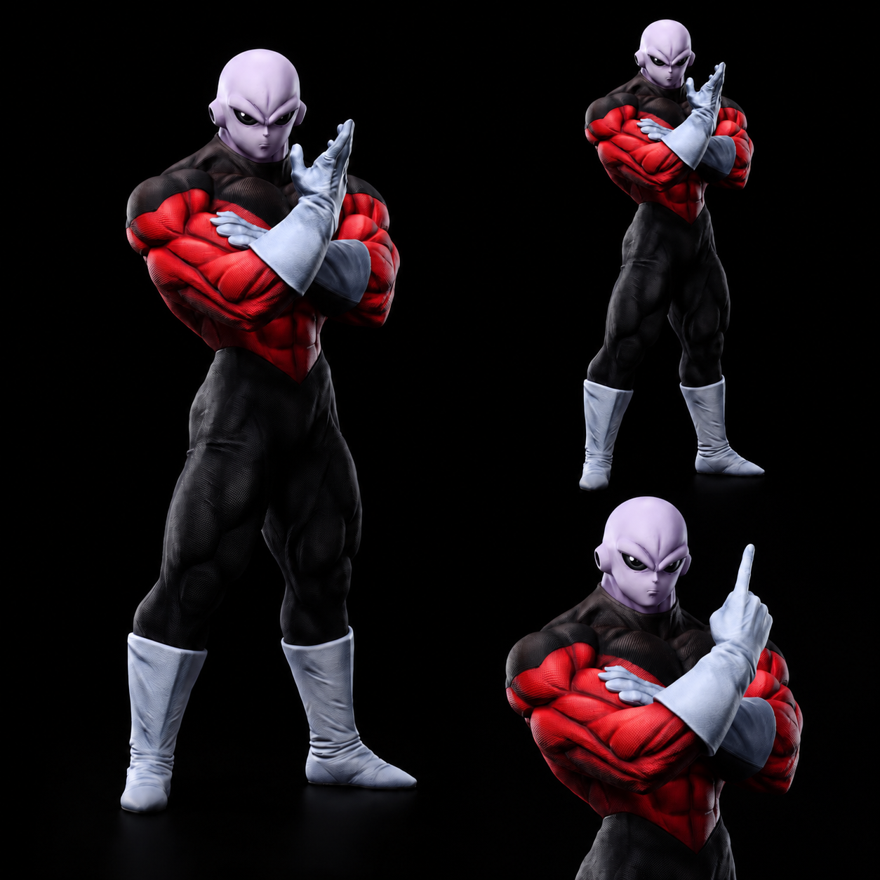 Dragon Ball Z Jiren 1:12 Scale Action Figure – Full Power with Replaceable Hands Collectible Figure