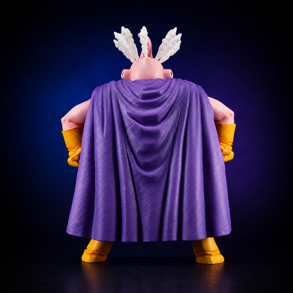 Dragon Ball Z Majin Buu 1:12 Scale Action Figure – Evil Buu with Four Head Options Collectible Figure