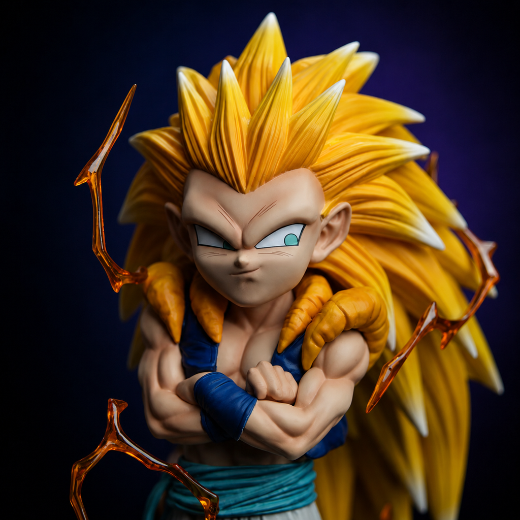 Dragon Ball Z Gotenks 1:12 Scale Action Figure – Super Saiyan 3 Collectible Figure