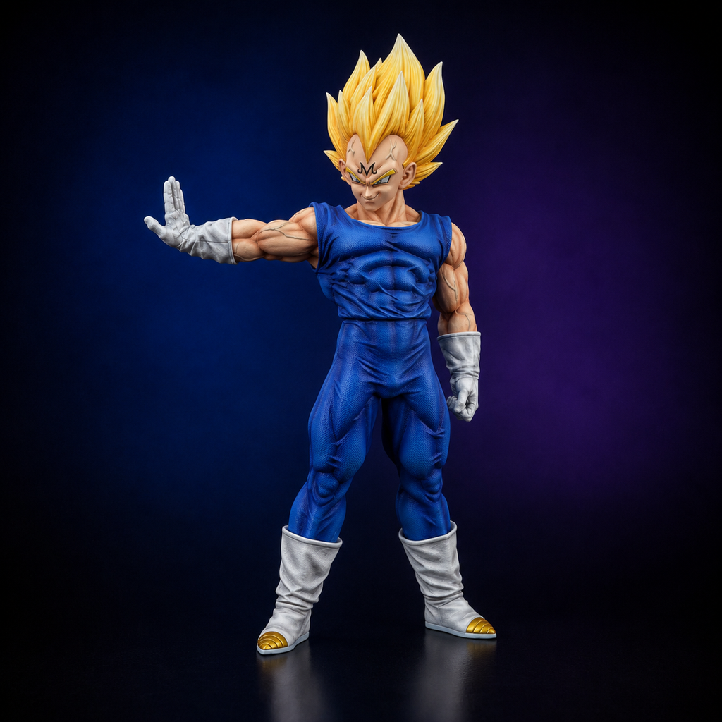 Dragon Ball Z Vegeta 1:12 Scale Action Figure – Majin Collectible Figure