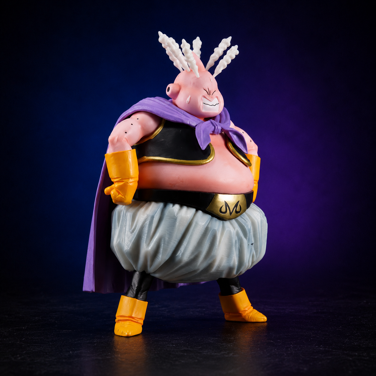 Dragon Ball Z Majin Buu 1:12 Scale Action Figure – Evil Buu with Four Head Options Collectible Figure
